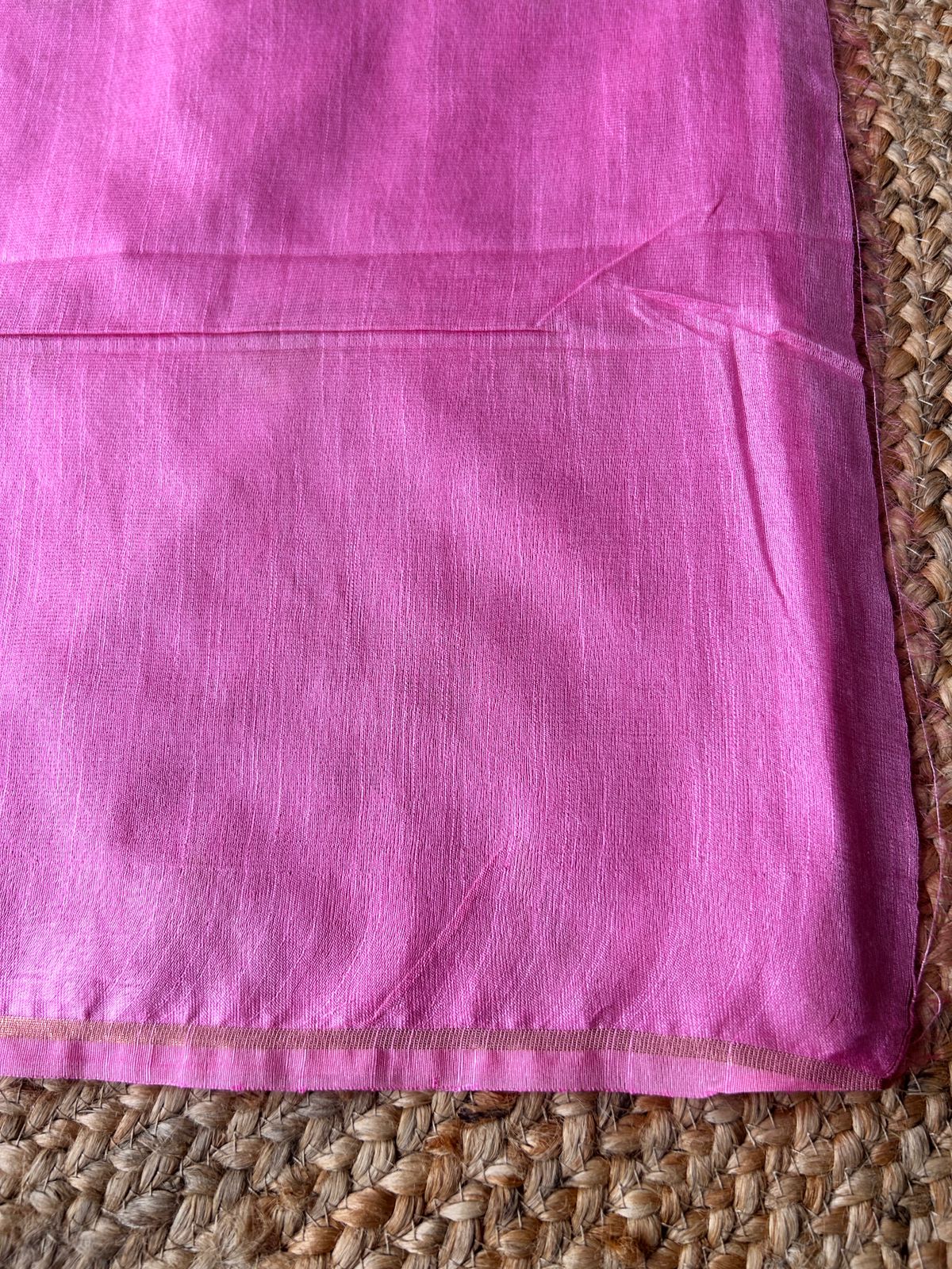Tussar Mix Pink Saree