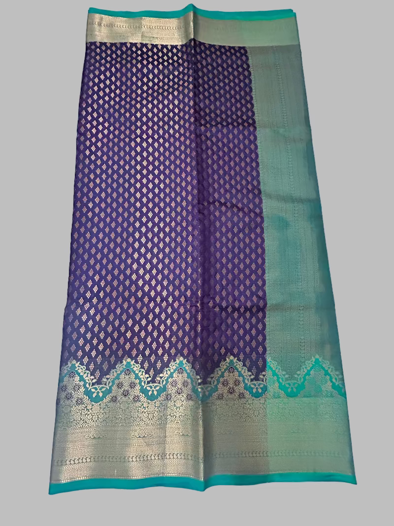 Semi silk with embroidery BP Wine shade Saree