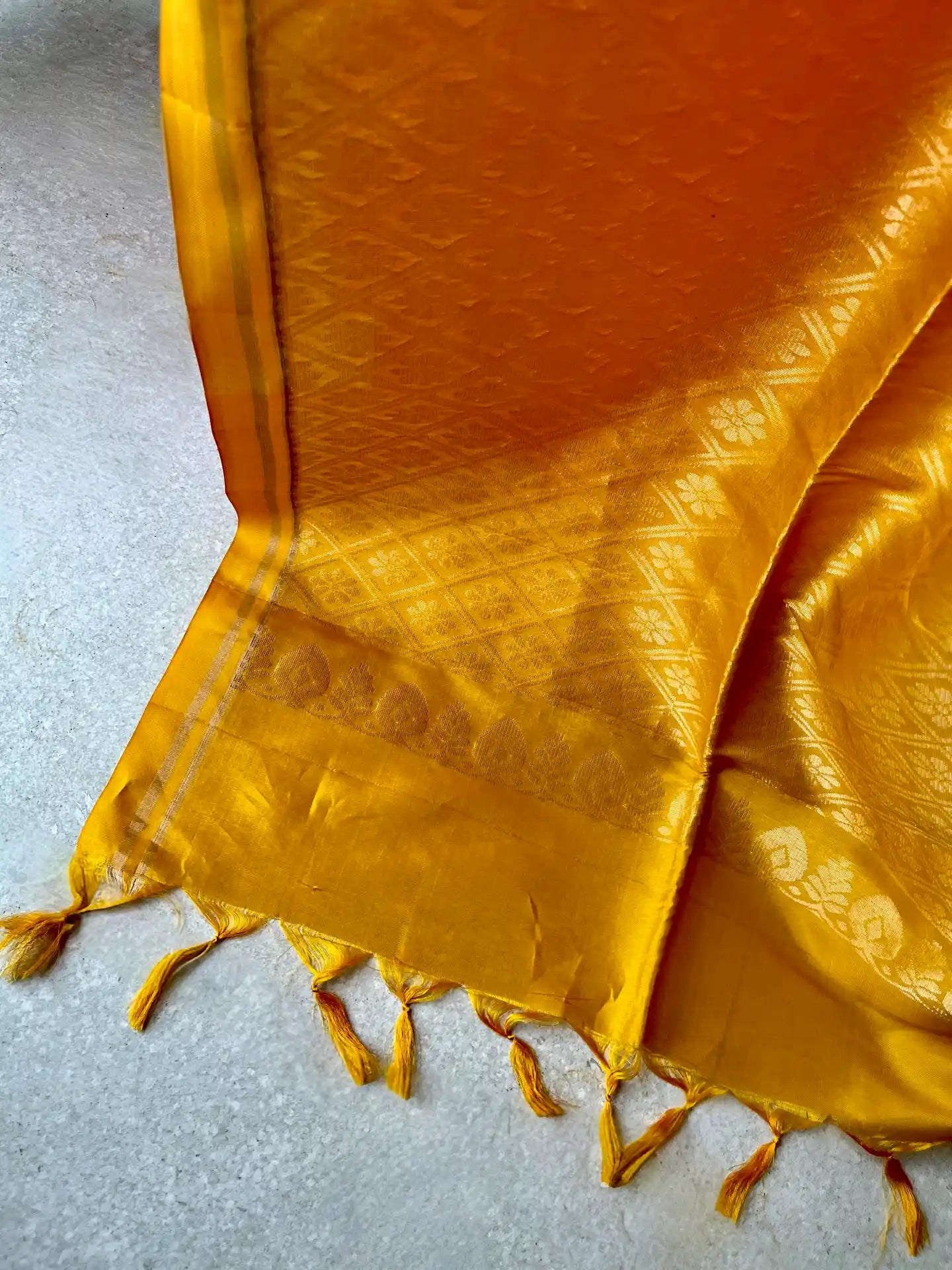 Kanjivaram silk red sari