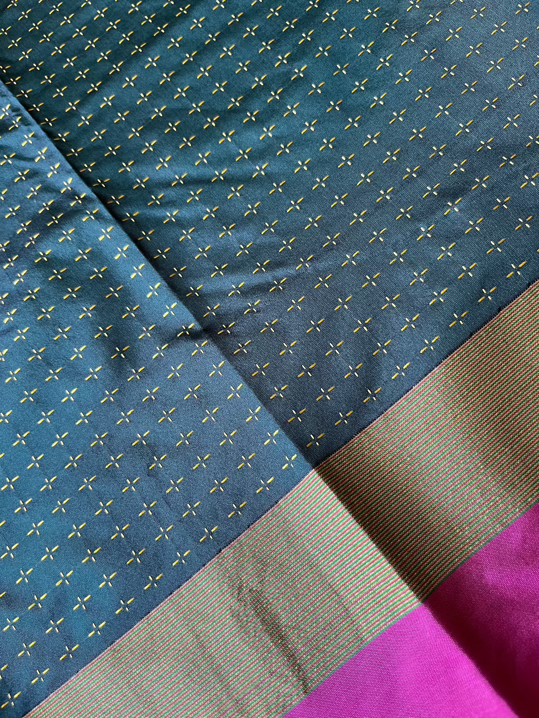 Arani Pattu green saree