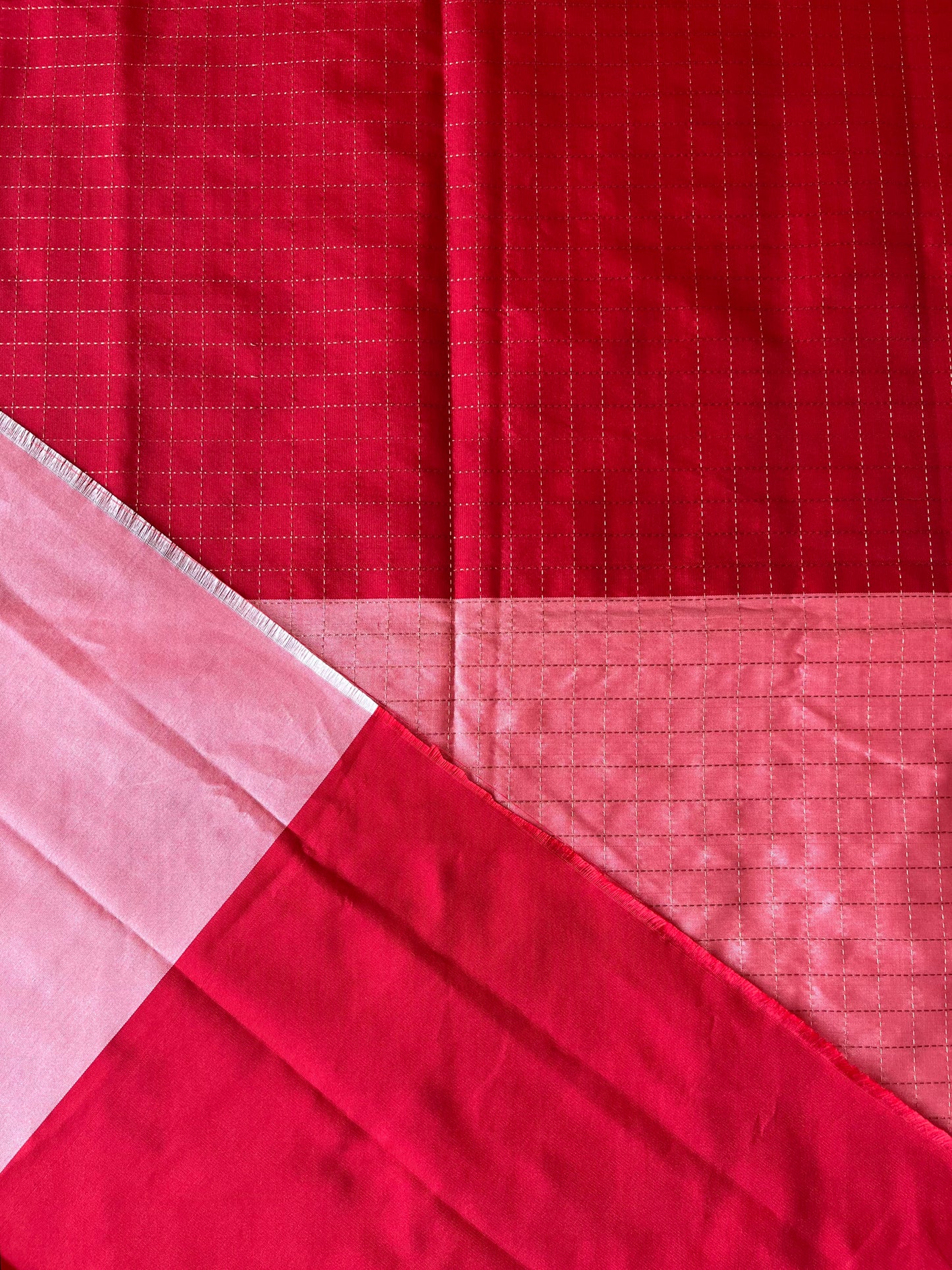 Arani pattu half & half saree