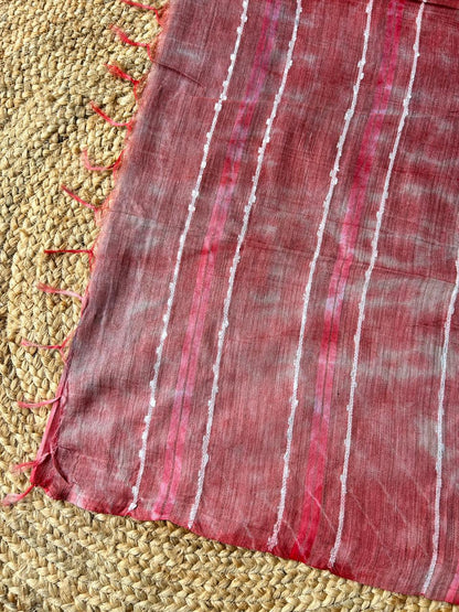 Tussar Mix Grey Saree