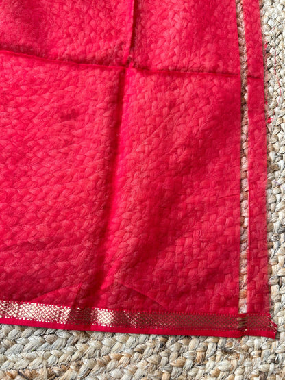 Pure Handloom Maheshwari Mehendi Green Saree