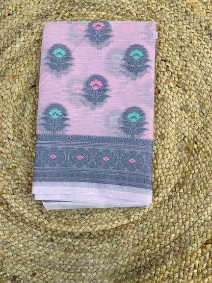 Kota Doriya Pink Saree