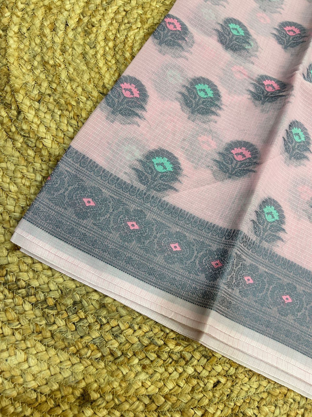 Kota Doriya Pink Saree