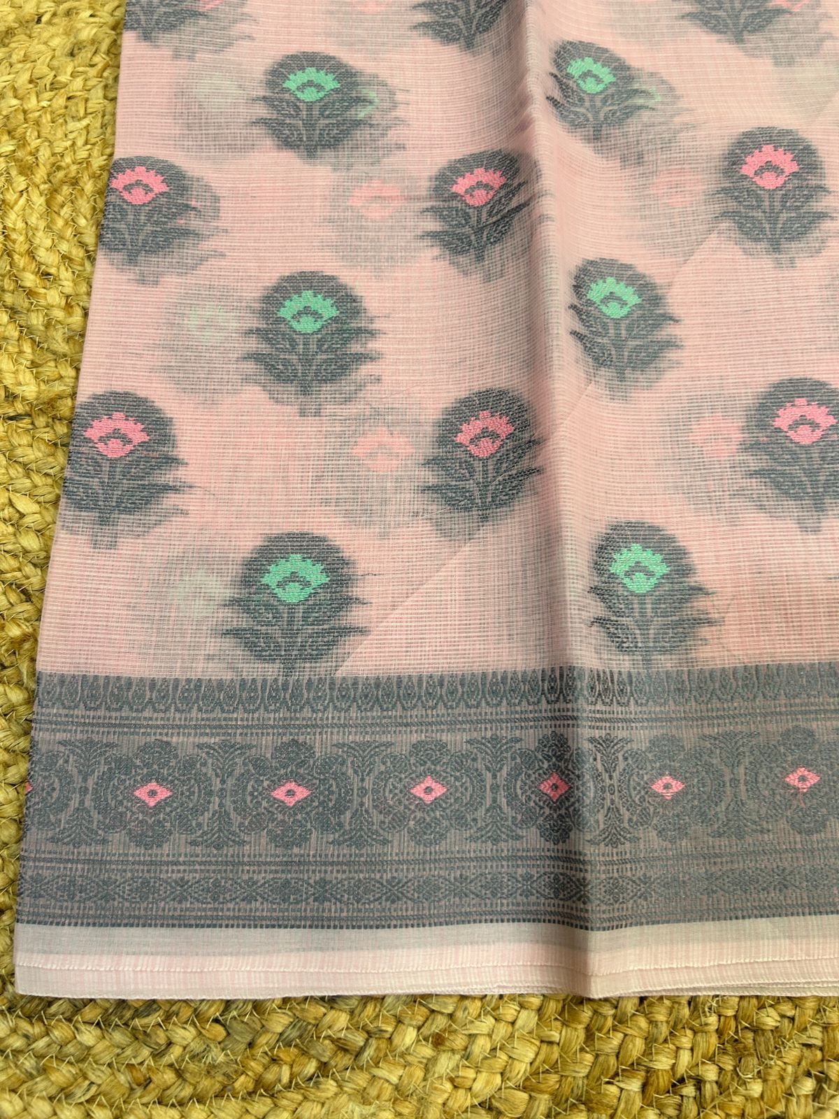 Kota Doriya Pink Saree