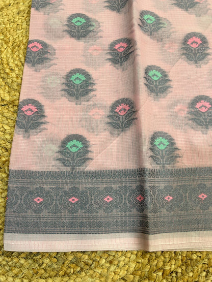 Kota Doriya Pink Saree