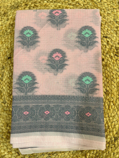 Kota Doriya Pink Saree