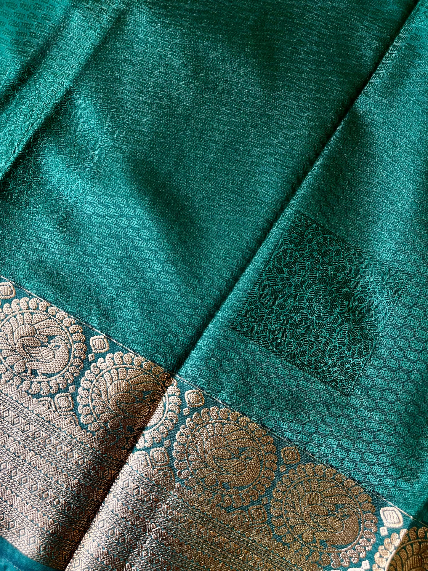 semi silk brocade pink saree