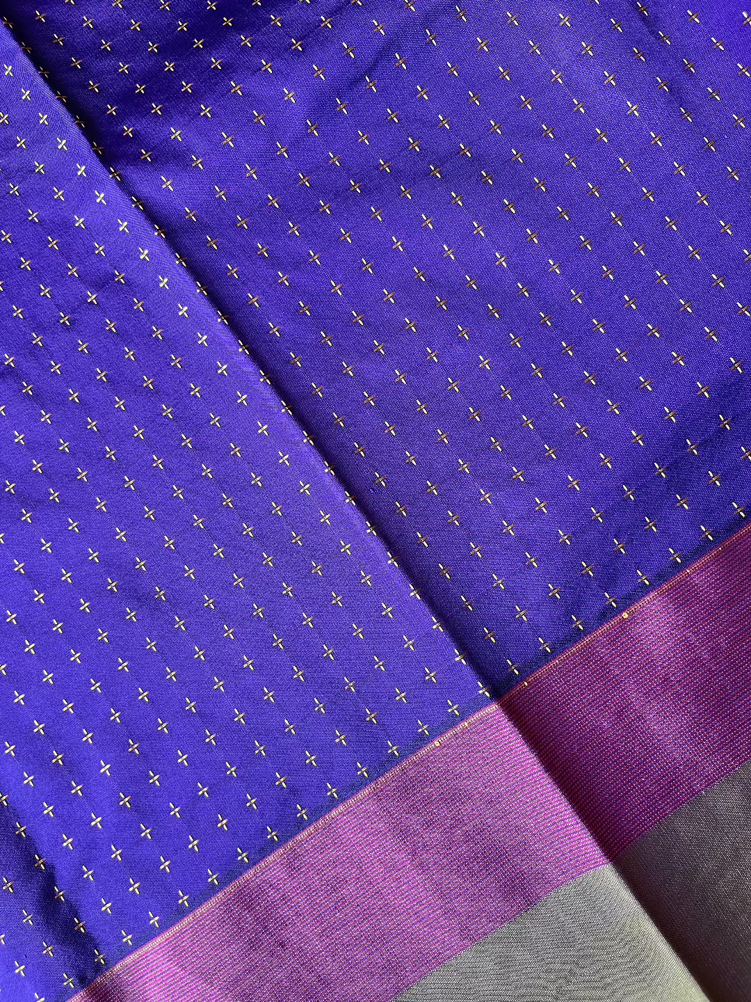Arani Pattu purple saree