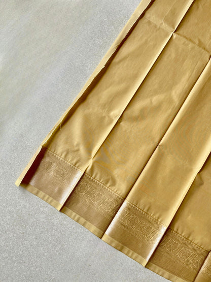 Semi silk purple saree