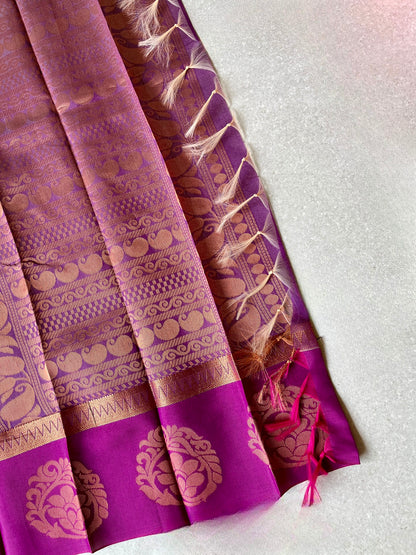 Tissue Silk Green Saree