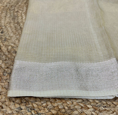 Tissue Silk In Gold Shade Saree