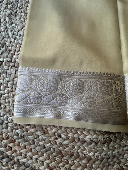 Tissue Silk in Golden Shade Saree