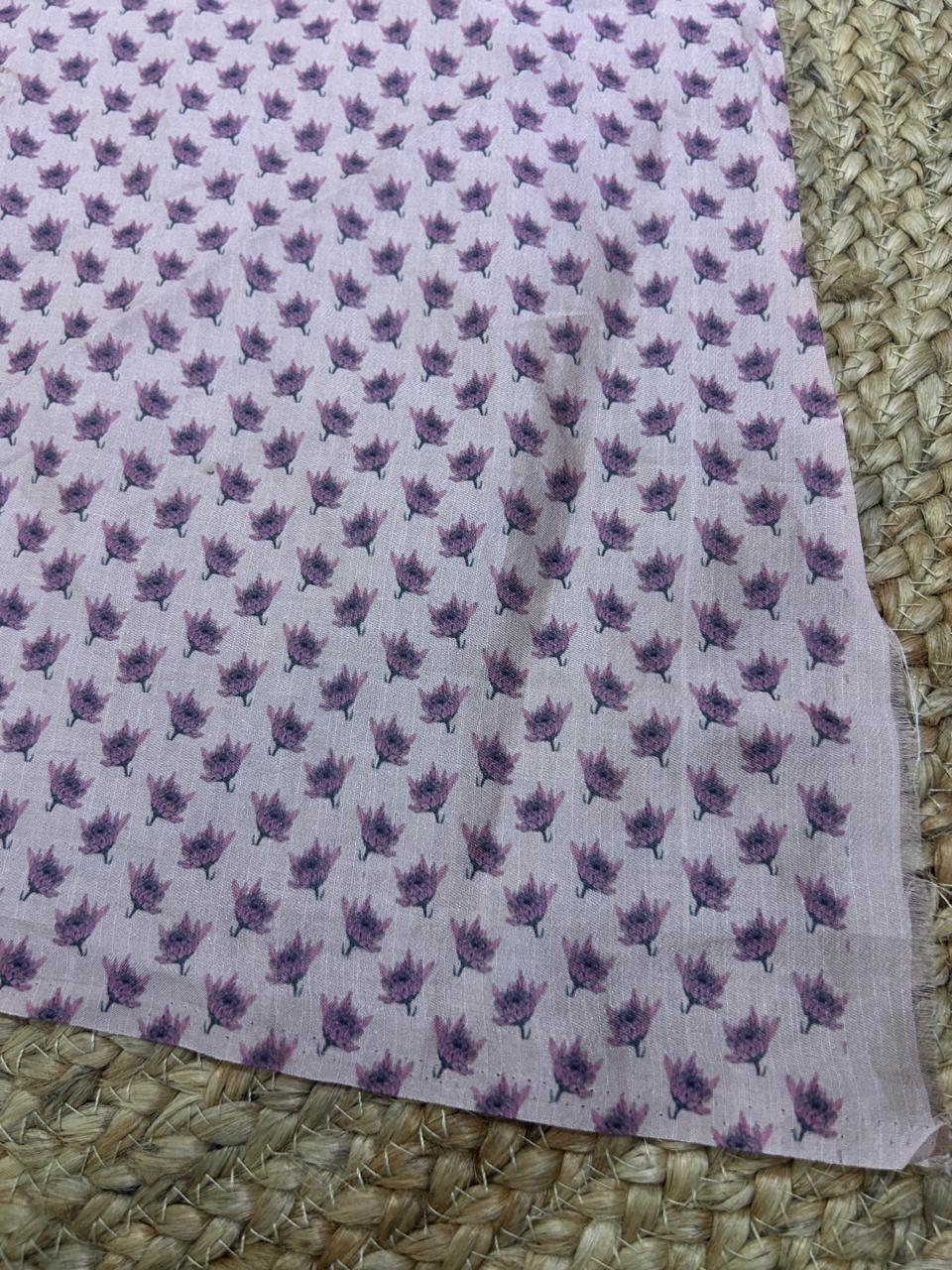 Soft Silk Floral Peach Saree with Embroidery